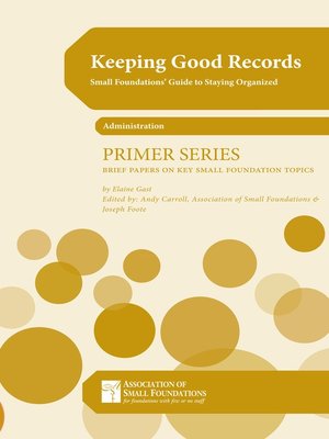 cover image of Keeping Good Records